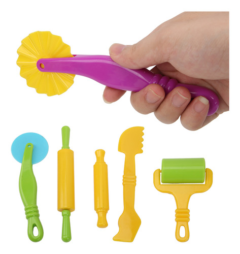 Juego De Herramientas De Arcilla Para Bricolaje, 6 Unidades,