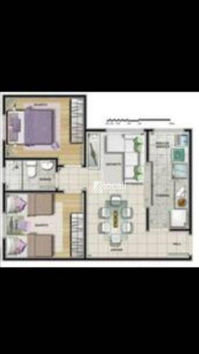 Imagem 8 de 8 de Apartamento Com 2 Dormitórios À Venda, 46 M² Por R$ 155.000,00 - Parque Das Perdizes - São José Do Rio Preto/sp - Ap0754