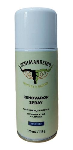Renovador Spray Schimandeiro Para Camurça E Nobuck Desbotado