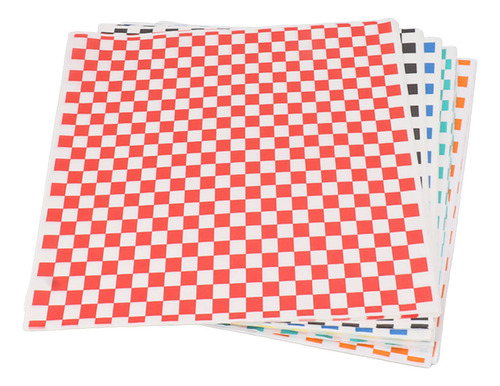 Papel De Cera Para Sanduíche Hamberger 240 Folhas Xadrez Enc