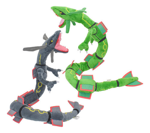 Dragón Negro De Rayquaza Con Esqueleto De Peluche Transforma