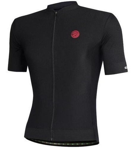 Camisa Ciclismo Mauro Ribeiro Masculina Fiber Preta Tamanhos