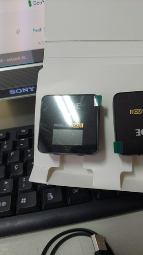 Microfone Sem Fio Rode Wireless Go- Black Cor Preto Opem Box (Recondicionado)