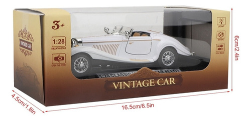 Modelo De Coche Antiguo For Niños, Simulación, Sonido, Luz,