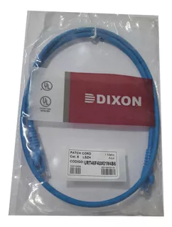 Patch Cord Cat6 Lszh 1mt Dixon Urt46f4u#01m4b6