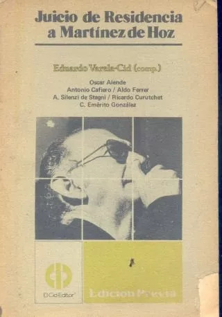 Eduardo Varela-cid : Juicio De Residencia A Martínez De Hoz