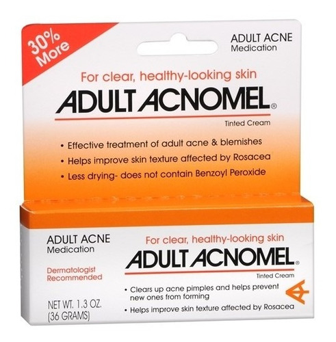 Crema Medicada De Adulto Para El Acné, 1.3 Onzas- Acnomel