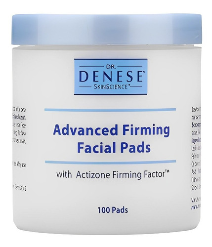 Dr. Denese Advanced Reafirmante Facial Pads 100 Count