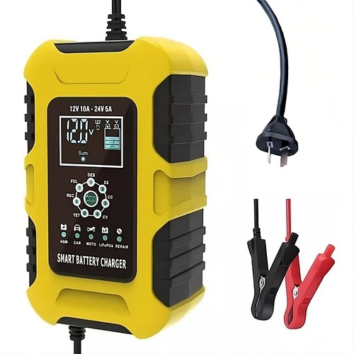 Cargador Inteligente 12v 24v 10a Litio-plomo-gel Y Mas!!!!