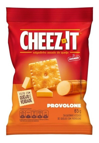 Imagem 1 de 4 de Salgadinho Assado Cheez-it Sabor Provolone Pacote 65g