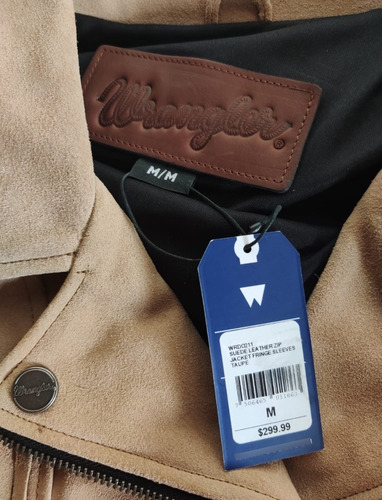 Jacket Wrangler Original Talla M Piel Vacuno .