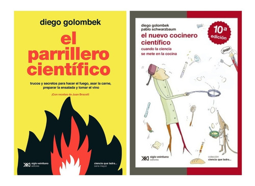 Cocinero + Parrillero - Golombek - 2 Libros Siglo Xxi