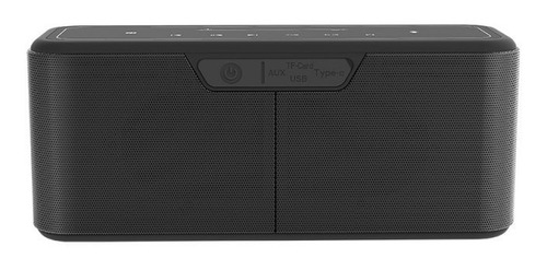 Parlante Tronsmart SoundPulse Mega Pro portátil con bluetooth waterproof negra