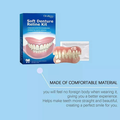 Juego Profesional De Prótesis Dentales De Silicona