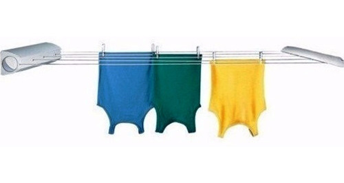 Tendedero Tender Extensible 5 Cuerdas Enrollable Leifheit