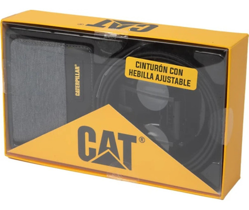 Caterpillar - Caballero Set Cinturon Cartera Caterpillar