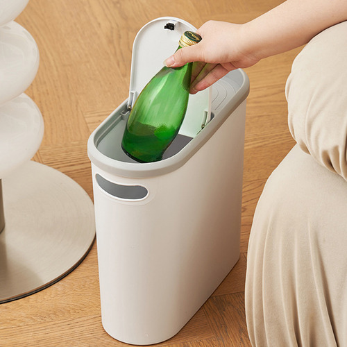 Cubo De Basura W, Bloqueador De Olores Para Baño Con Tapa, G