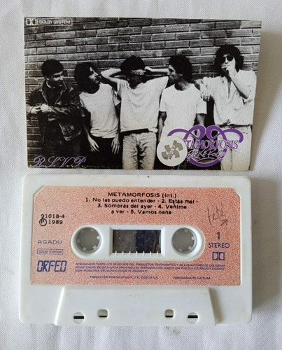 Metamorfosis  - Cassette Metamorfosis Orfeo 1989