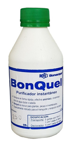 Bonquel Purificador Instantáneo 250cm3 Agua Pecera Estanque