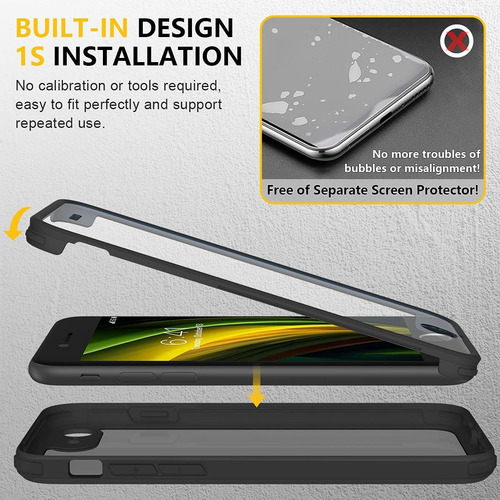 .funda Case For iPhone SE 2020/2022 Uso Rudo Cubierta Rígida