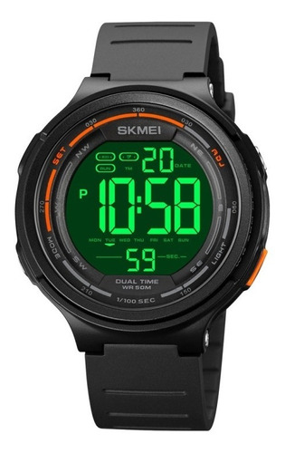 Reloj Skmei 1841 De Deportes Luminoso Impermeable (negro)