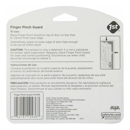 Imagen 3 de 6 de Safety 1st Protector Pellizca Dedos Para Niños