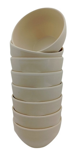 Tazón Cereal Consome Melamina 240 Ml Caja Con 24 Beige Melamina Beige