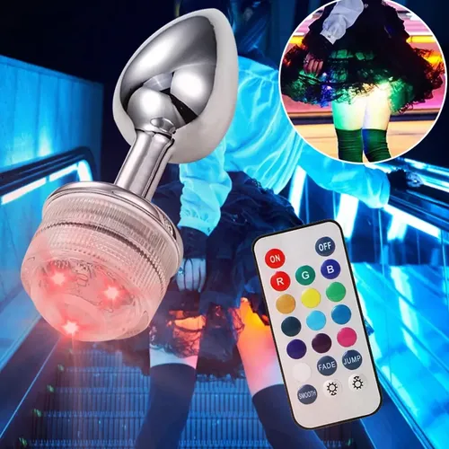 Plug Anal Tamanho P Luz Leds Controle Dilata Excita Orgasmos | MercadoLivre Plug Anal Tamanho P Luz Leds Controle Dilata Excita Orgasmos | MercadoLivre