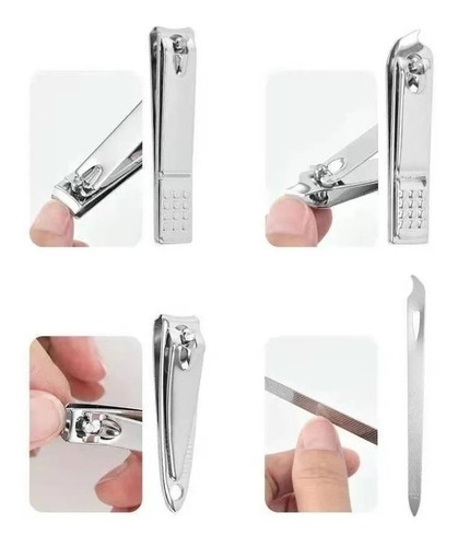 Kit Cuidado Pies Acero Inoxidable 100% Manos Uñas Encarnadas