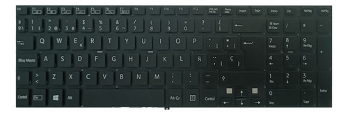 Teclado Sony Svf15215clw F1521c2eb Svf1521c2eb.g4 Iluminado