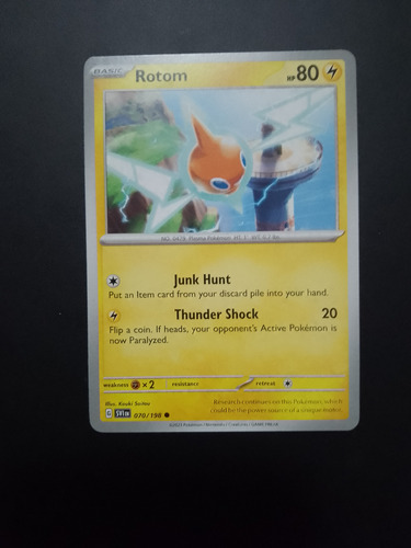 Carta Pokémon Rotom 070/198 Sv1en 