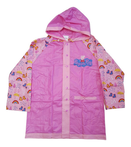 Piloto Infantil Lluvia Peppa Pig Licencia Original Wabro