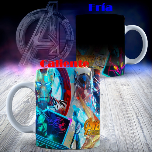 Taza 11 Oz Mágica De Avenger Infinity War