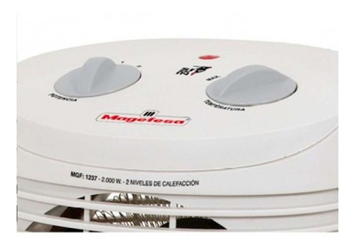 Imagen 2 de 3 de Termoventilador Magefesa Siskin 1237 Blanco / Tecnofactory