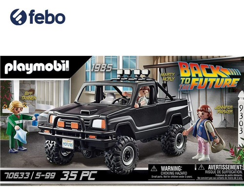 Playmobil Camioneta Pickup Volver Al Futuro Niños Febo