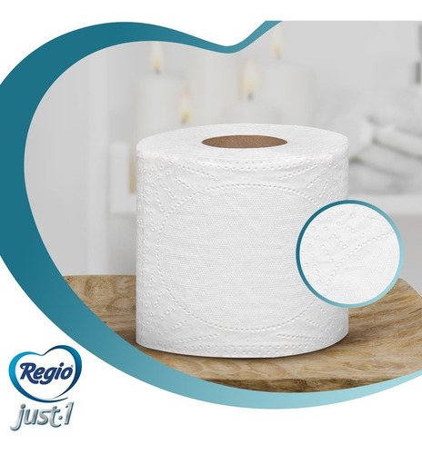 Papel Higiénico Regio Just -1 Con 6 Rollos