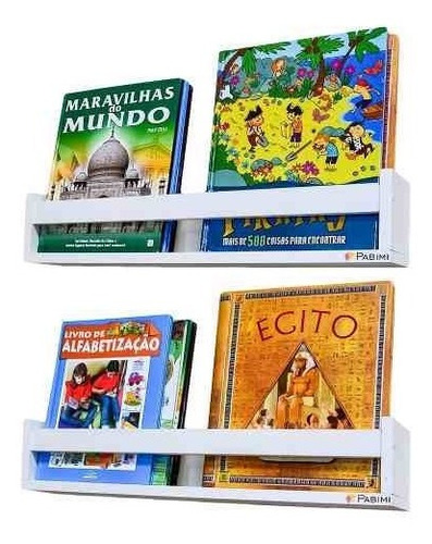 Prateleira Livros Montessoriana -40cm 2 Unidades