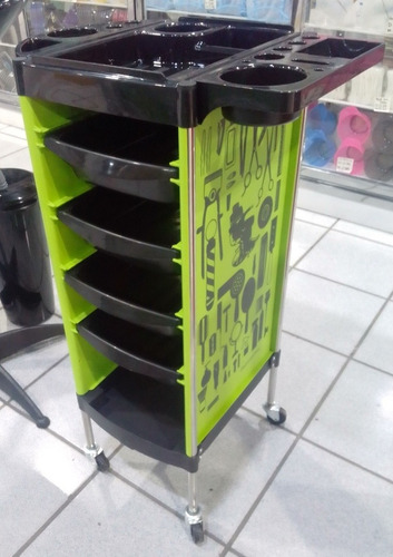 Imagen 3 de 7 de Carrito Auxiliar Para Peluquería, Barbería, Barbero