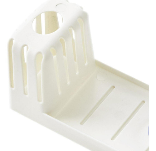 Nuevo Fregadero Caddy Soporte De Esponja Blanco Azul Oscuro