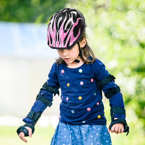 Juego De Cascos Y Rodilleras Para Niños,cascos Y Rodilleras