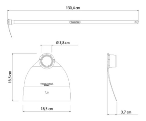 Azada Acero Carbono Tramontina Con Cabo 1,30m 18,5cm