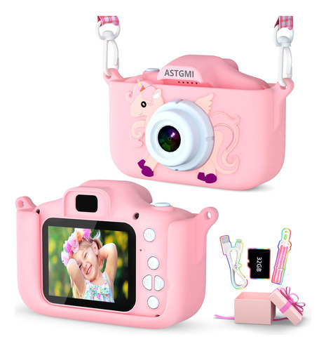 Cámara Digital Para Niños, Actualización Hd Para Niñas .