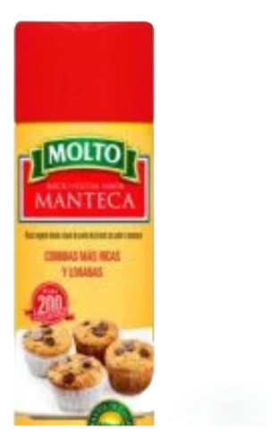 Aceite Molto Sabor Manteca En Aerosol De 120g, Pack 3u