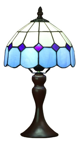 Bieye Lsea Lámpara De Mesa Pequeña De Vitral Estilo Tiffany 