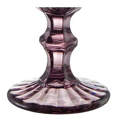 6 Copas Cristal Vino Flauta Libia Grande 170ml Color Color Púrpura