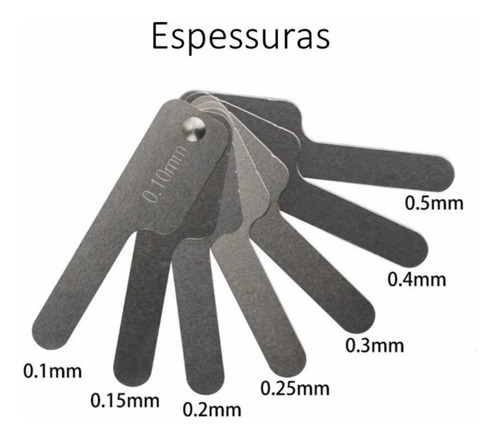 Calibrador De Espaço Ipr Interproximal / Kit Com 6 Lâminas