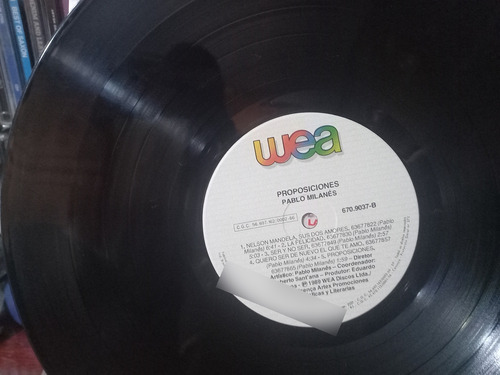 Lp Vinil - Pablo Milanés - Proposiciones (Usado)