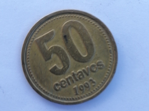 Moneda 50 Centavos Argentina 1993