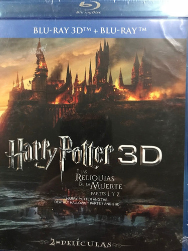 Blu Ray 3d Las Reliquias De Muerte Parte I Y Ii Harry Potter