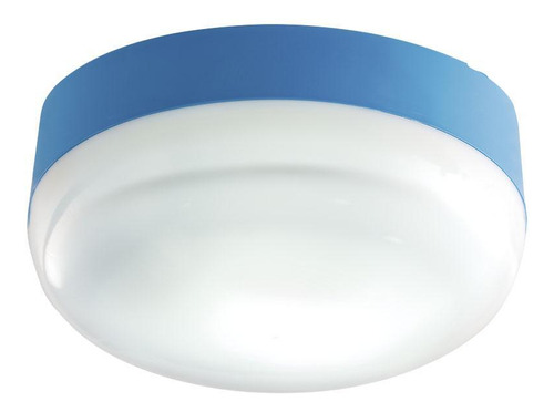 Lustre Plafon Lagoinha 2 Soquetes Azul Demi